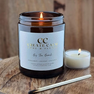 Amber One Wick Apothecary Candle - Create Calm Home & Scents Ltd